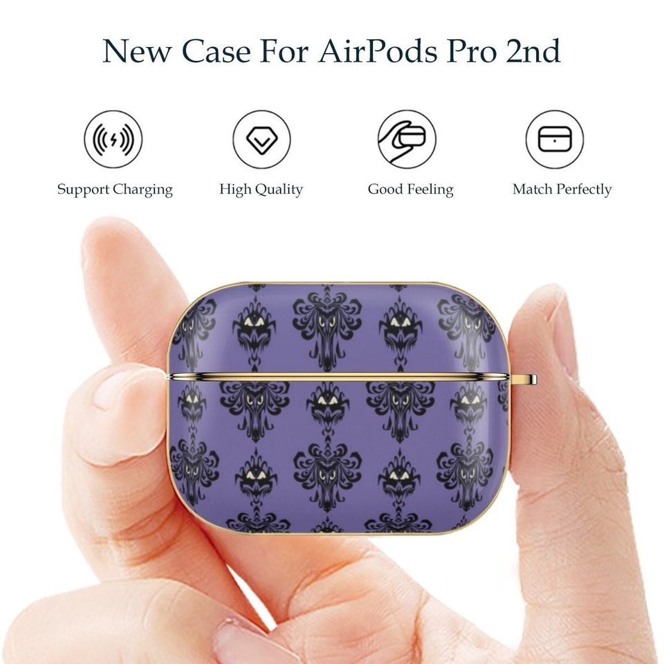 Haunted mansion Design AOP Airpods Case Cover