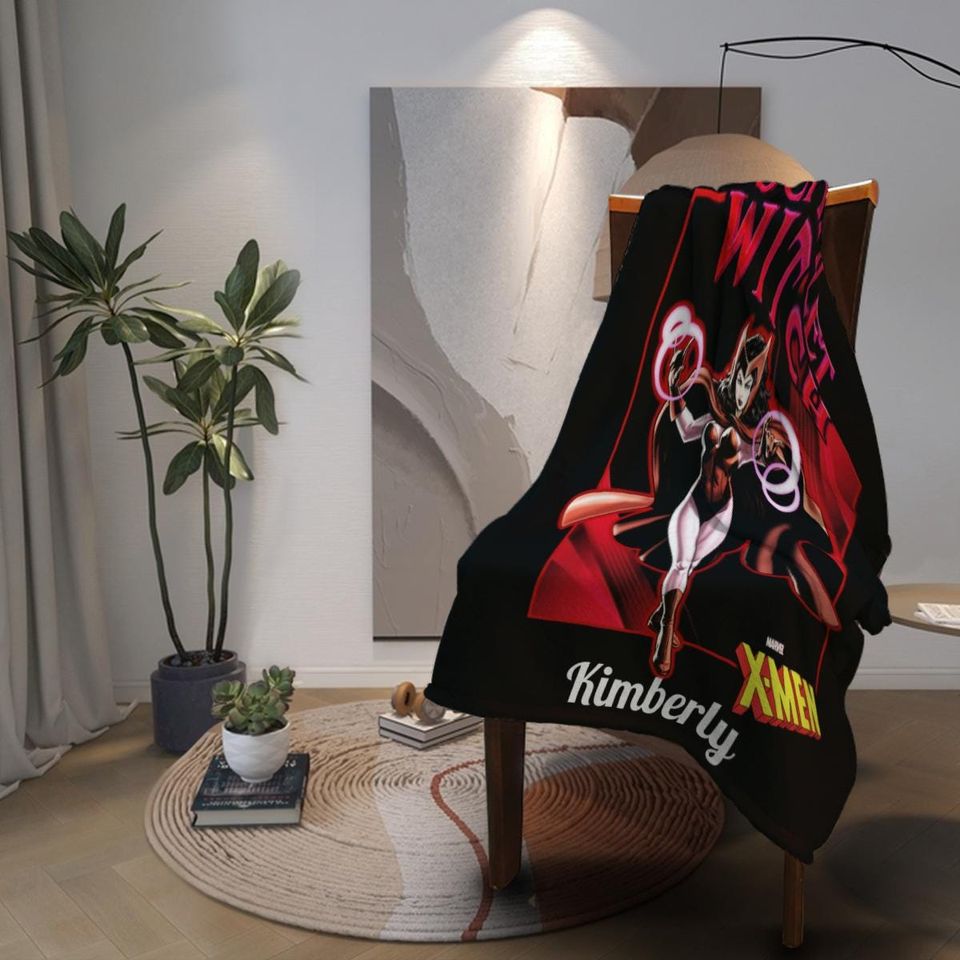 Personalized X-Men Blanket: Custom Superhero Gift