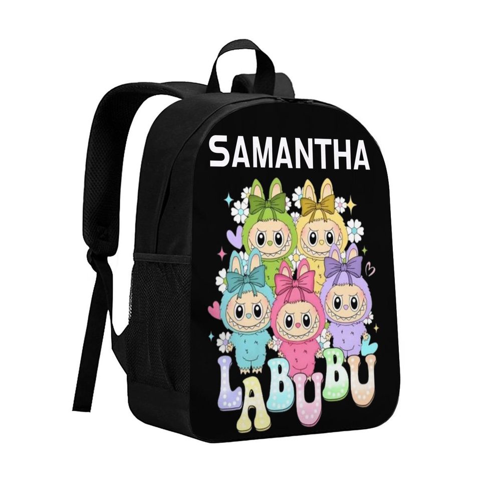 Personalized Labubu Mini Backpack, Custom Labubu Backpack, Labubu Backpack