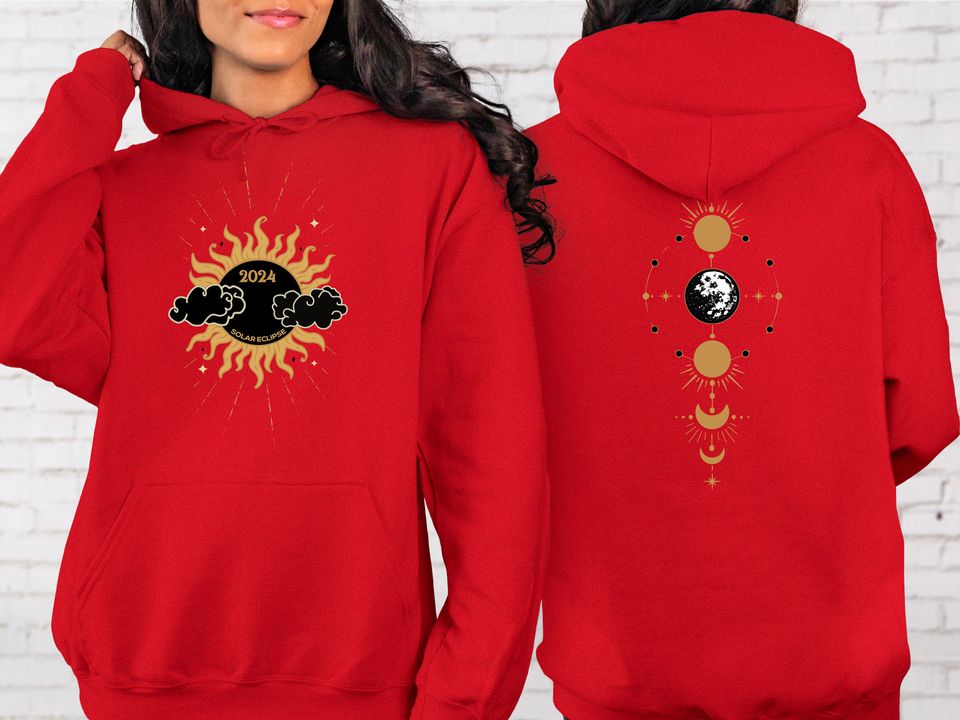 Solar Eclipse 2024 , Path of Totality Sweatshirt, Countdown to Totality Hoodie, Celestial
