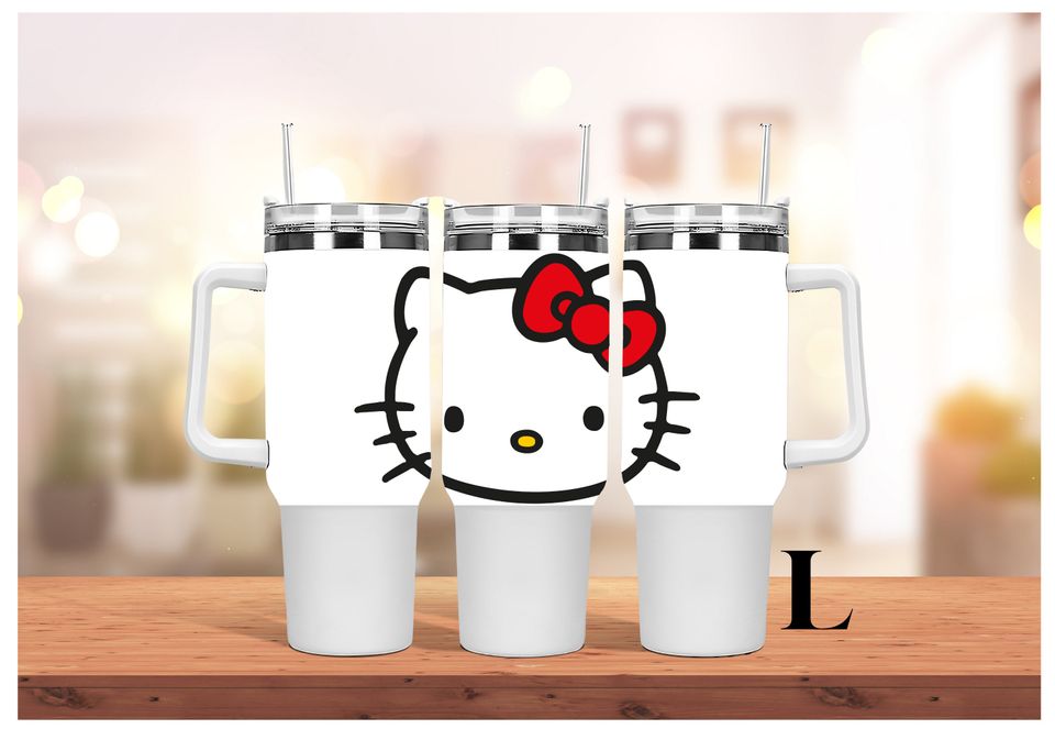Hello Kitty Tumbler, Hello Kitty Tumbler 40 oz with Handle