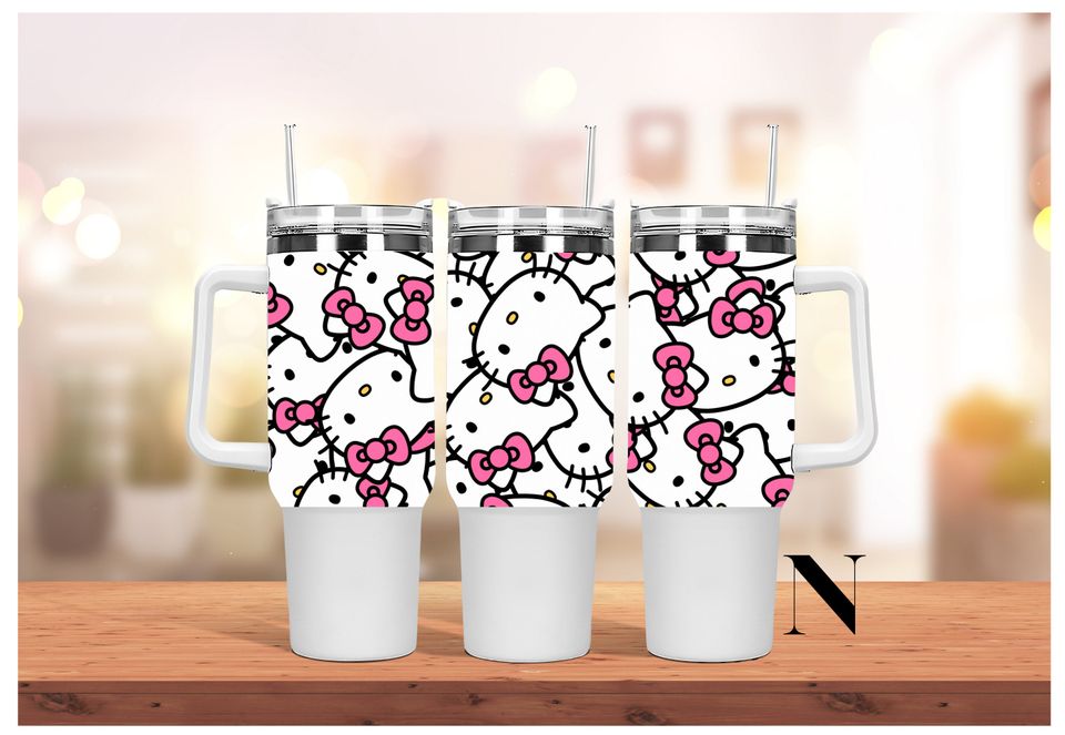 Hello Kitty Tumbler, Hello Kitty Tumbler 40 oz with Handle