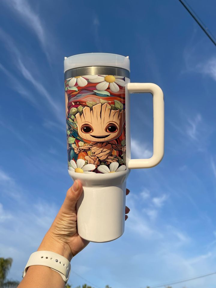 Custom Personalized gift Disney Marvel I Am Groot 40 oz Tumbler