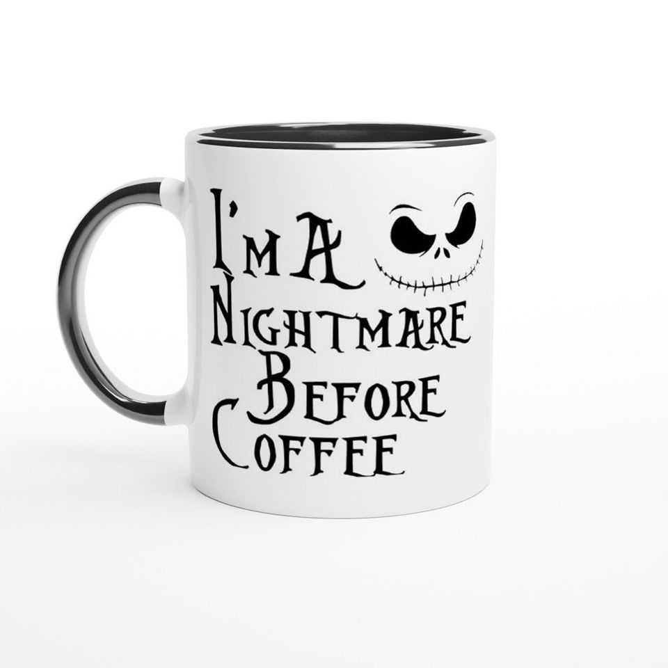 I'm A Nightmare Before Coffee Mug, A Nightmare Before Christmas, Jack Skellington