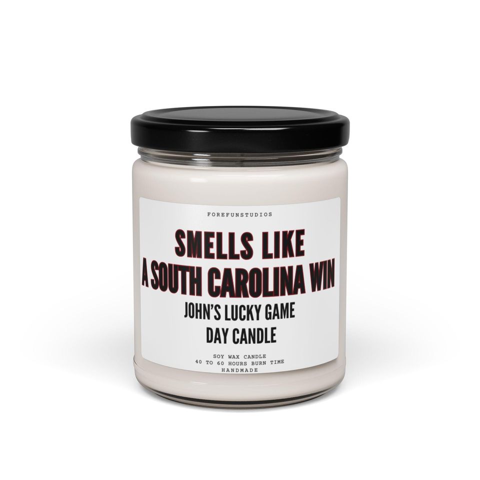 South Carolina Win Candle: Game Day Wax Candle