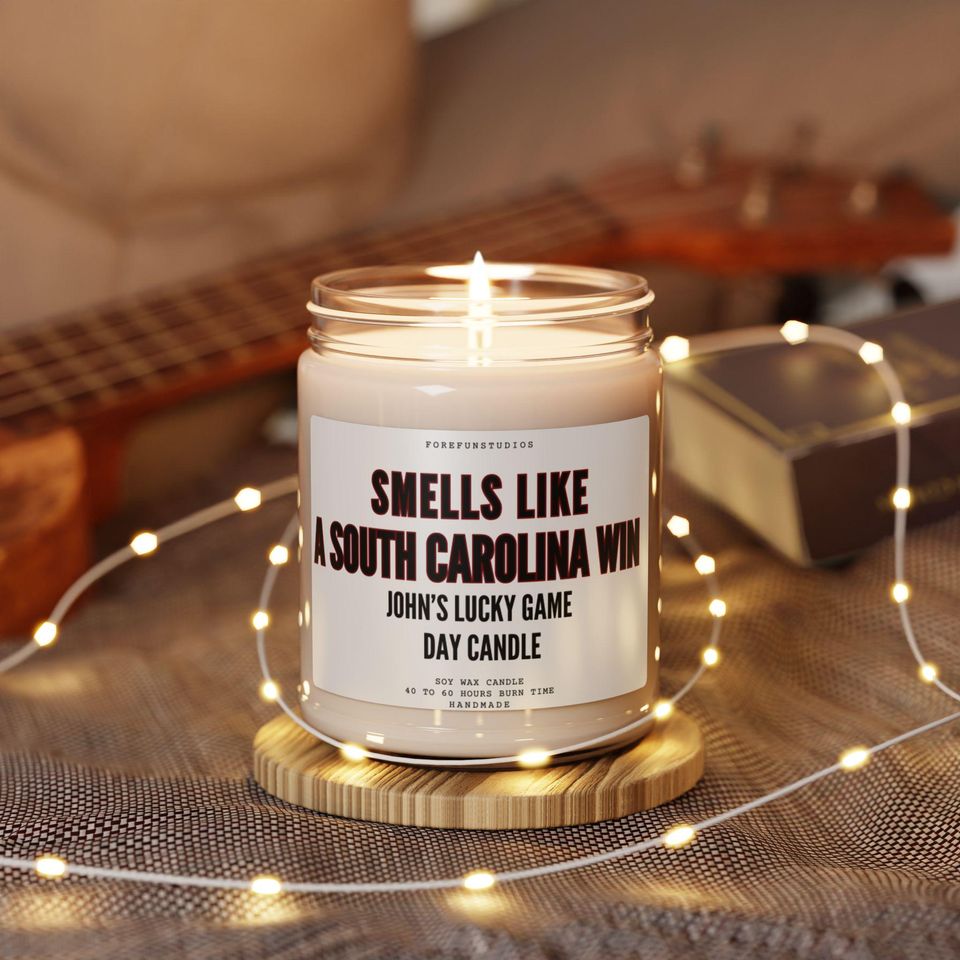 South Carolina Win Candle: Game Day Wax Candle
