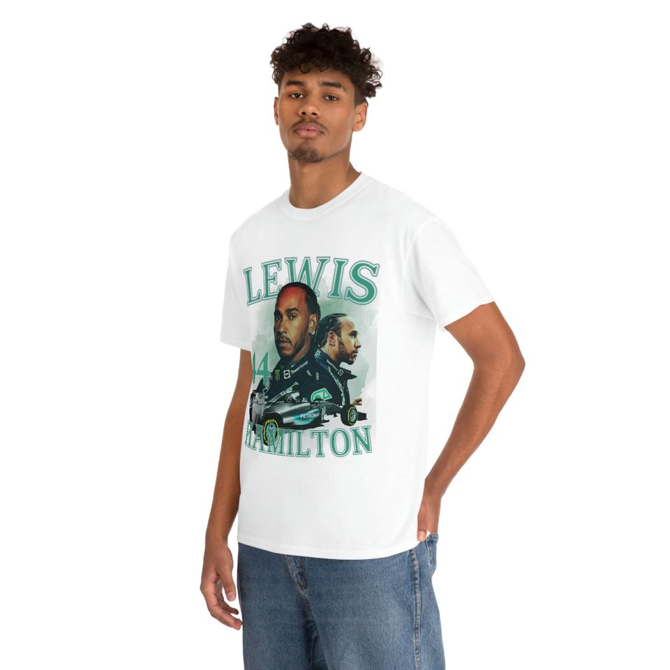 Lewis Hamilton Shirt Formula Racing Driver British Championship Fans Tshirt