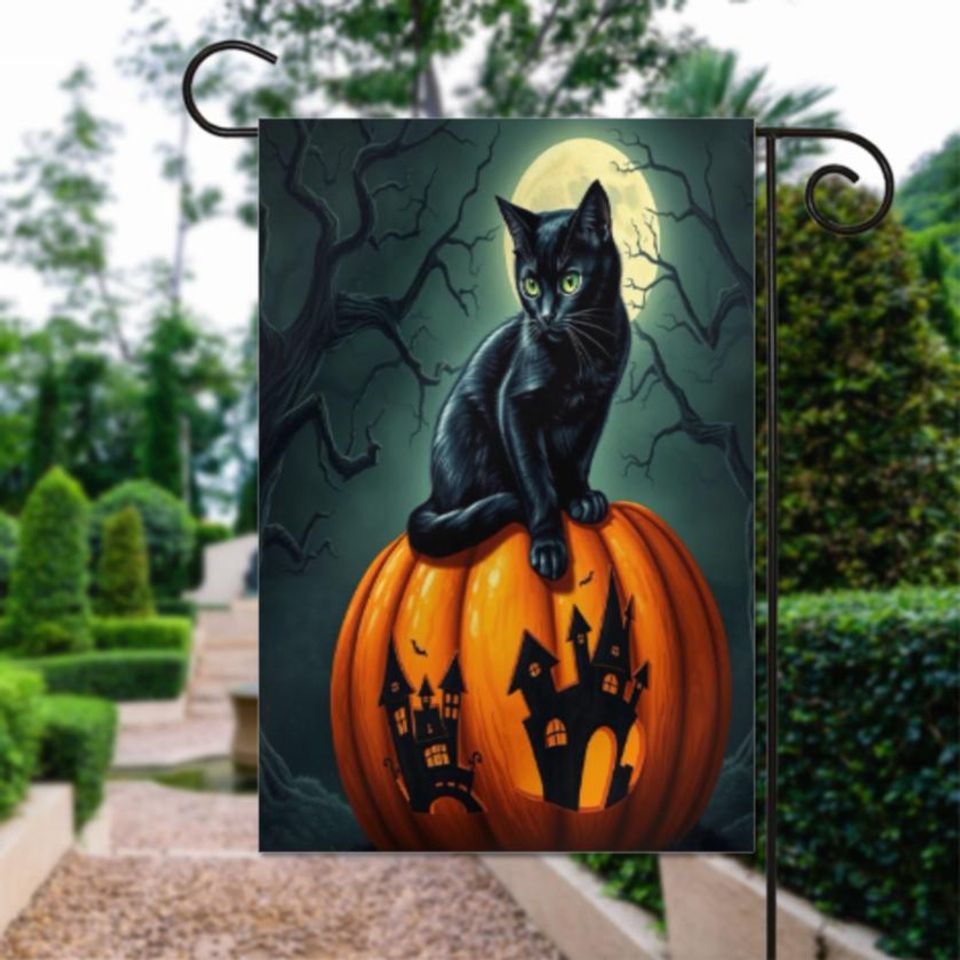 halloween ghost  Garden Flag  - halloween garden flag