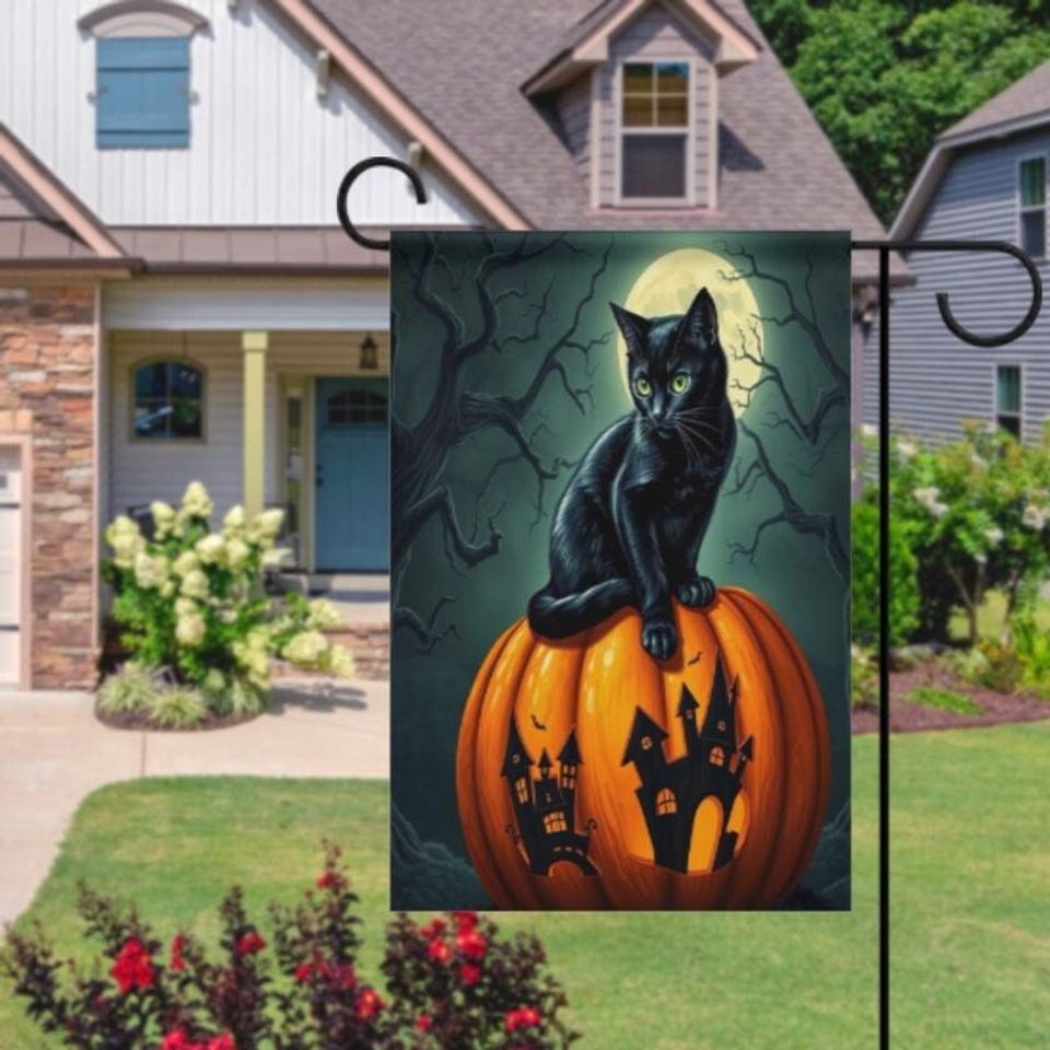 halloween ghost  Garden Flag  - halloween garden flag