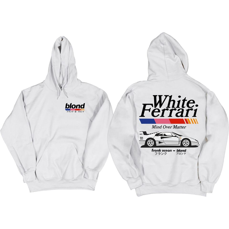 Frank Ocean BLOND WHITE FERRAR! v2 Hoodie