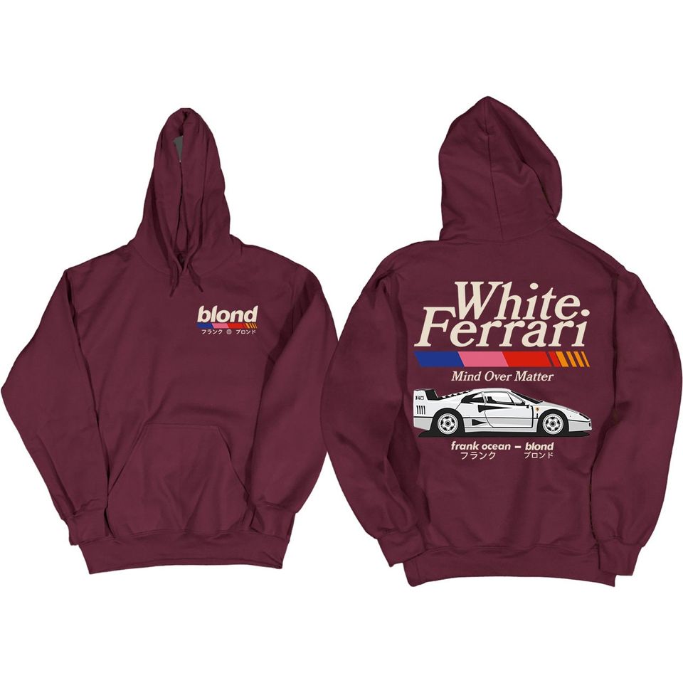 Frank Ocean BLOND WHITE FERRAR! v2 Hoodie