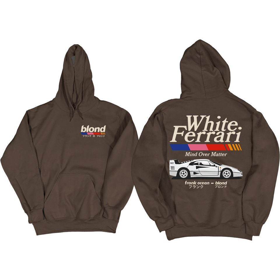 Frank Ocean BLOND WHITE FERRAR! v2 Hoodie
