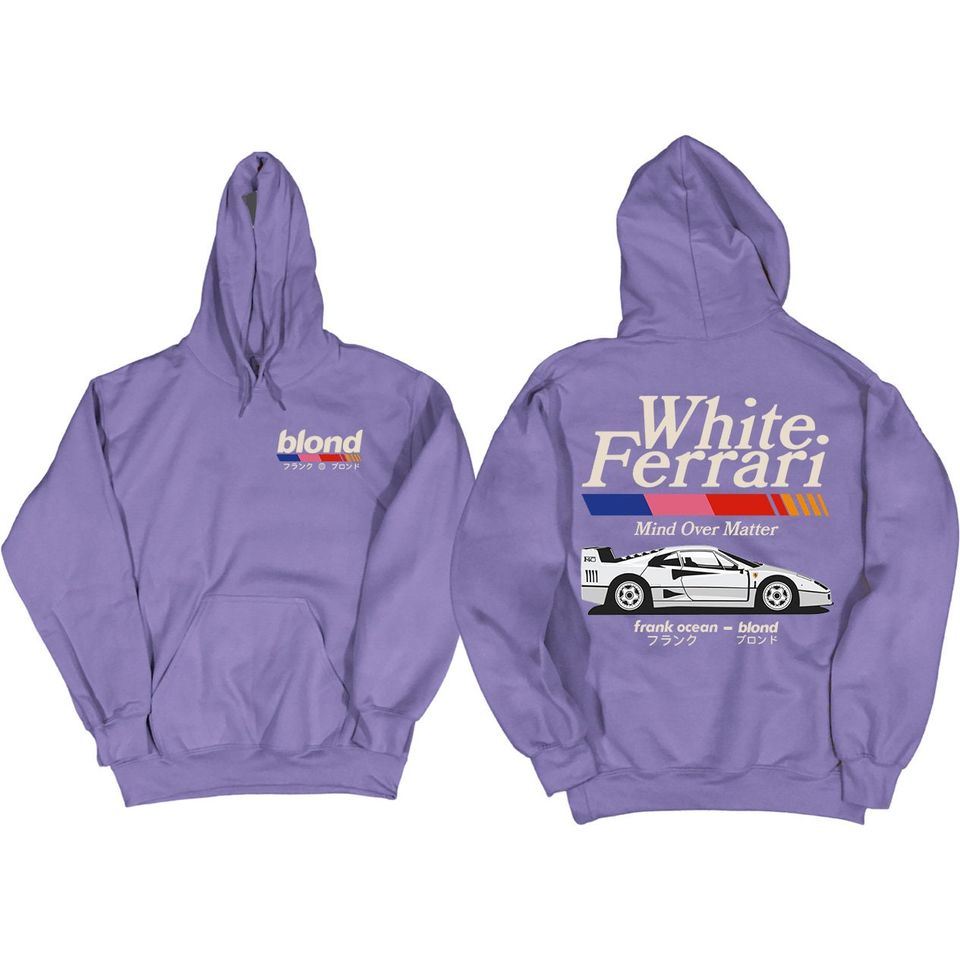 Frank Ocean BLOND WHITE FERRAR! v2 Hoodie