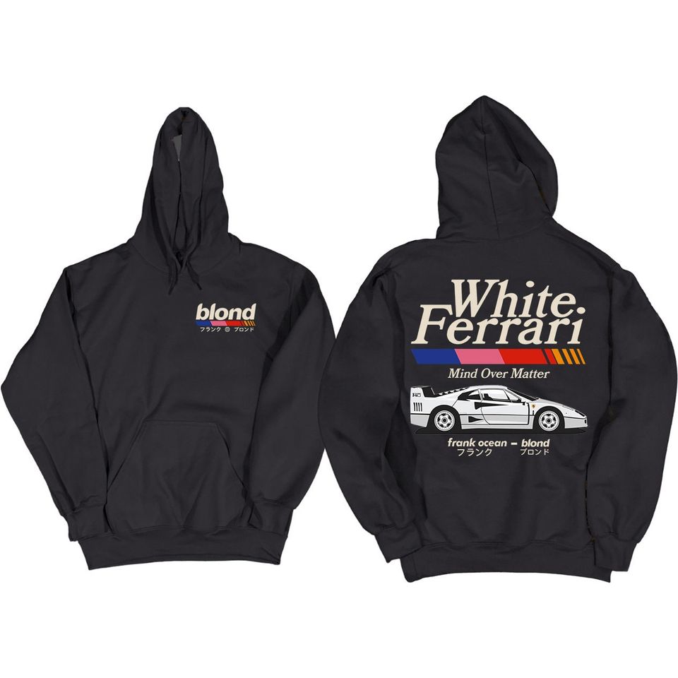 Frank Ocean BLOND WHITE FERRAR! v2 Hoodie