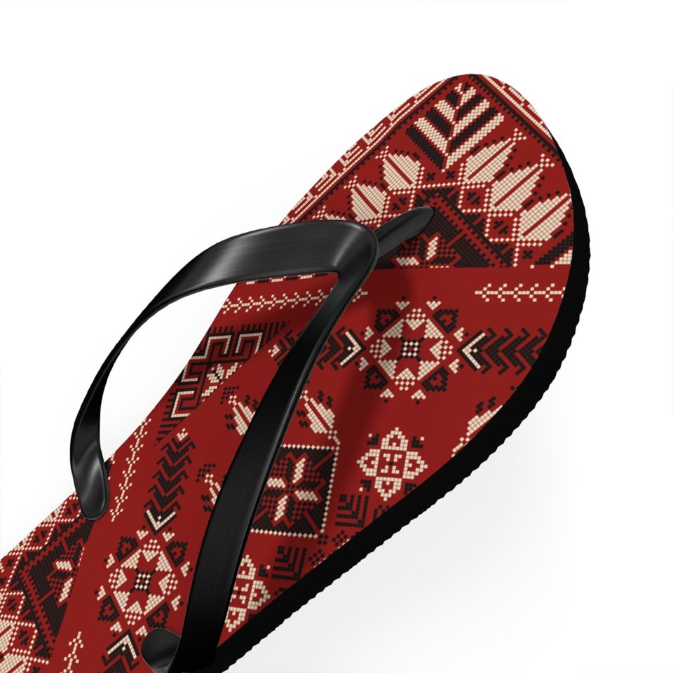 Tatreez Flip Flops