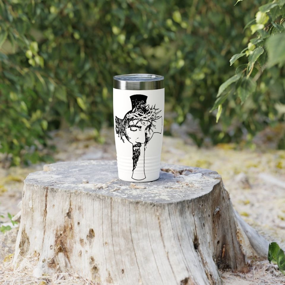 Jesus Cross Ringneck Tumbler, 20oz