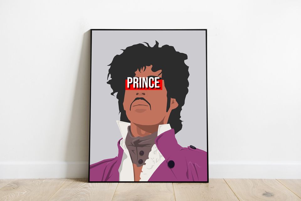 Prince Rogers Nelson Art - Rock Music Wall Design