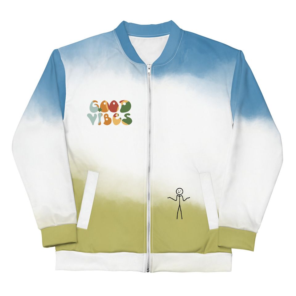 Good V  Oopz Ink Multi Color  Unisex Bomber Jacket