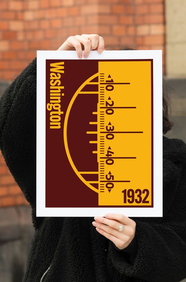 Washington Commanders Poster - FedExField Wall Art - Vertical Premium Matte Print for Fans