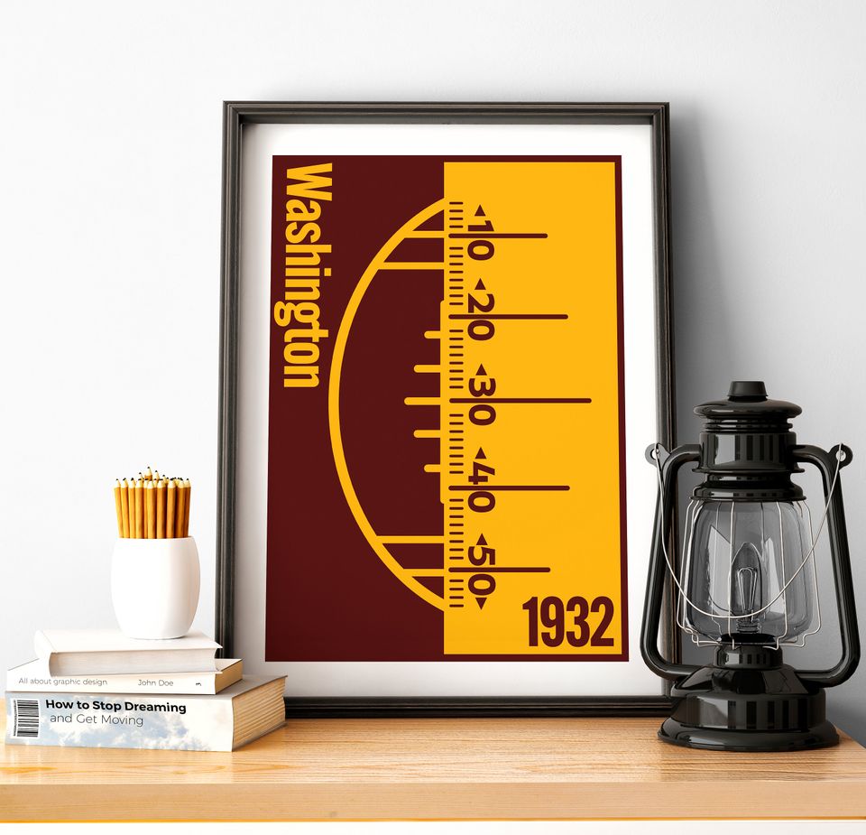 Washington Commanders Poster - FedExField Wall Art - Vertical Premium Matte Print for Fans