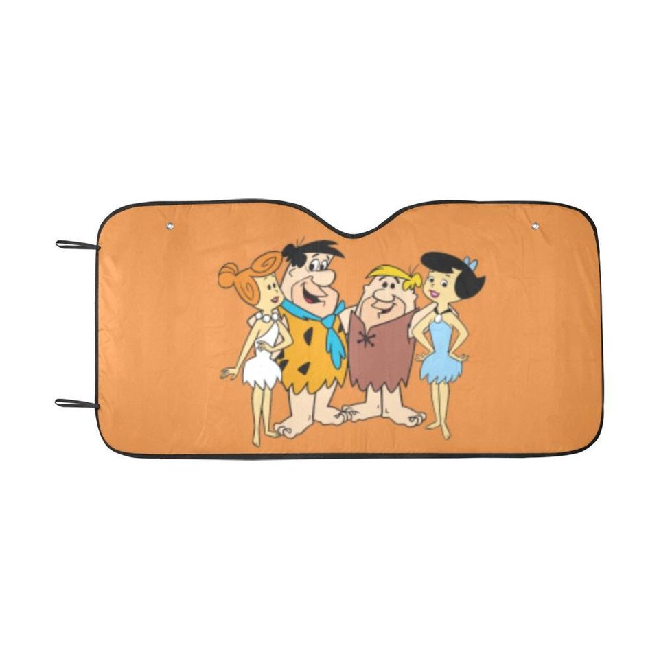 Flintstones-Inspired Car Sun Shade