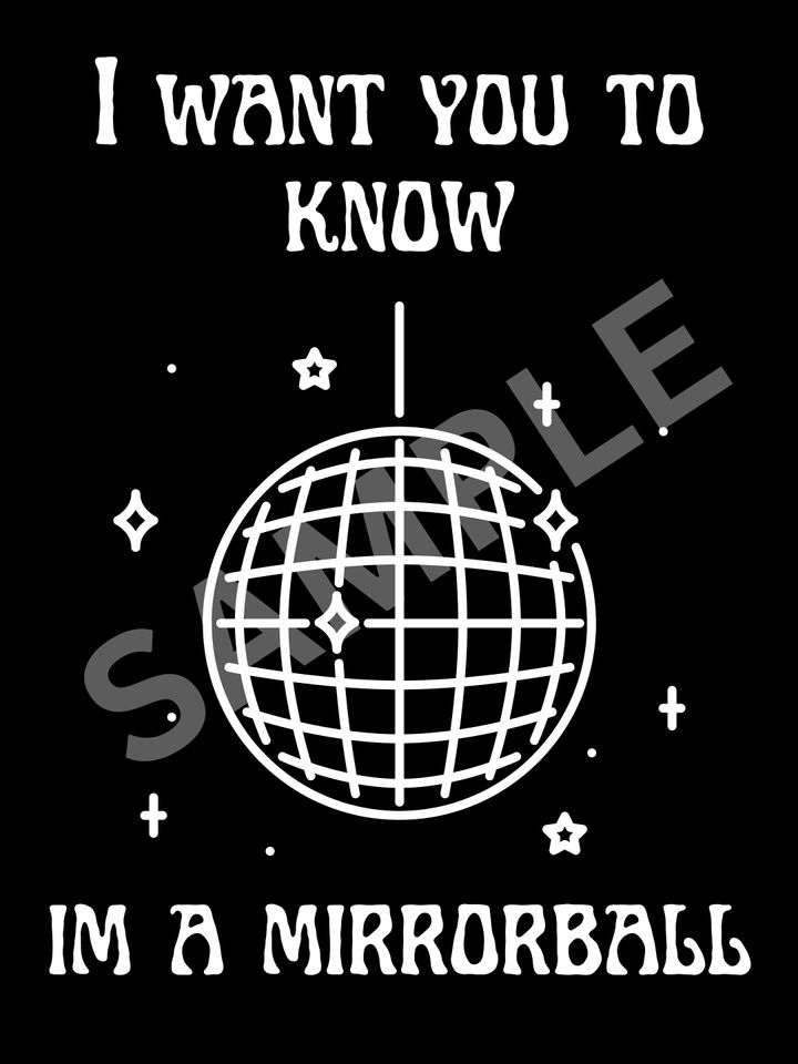 Mirrorball SVG Swift Shirt Sweatshirt