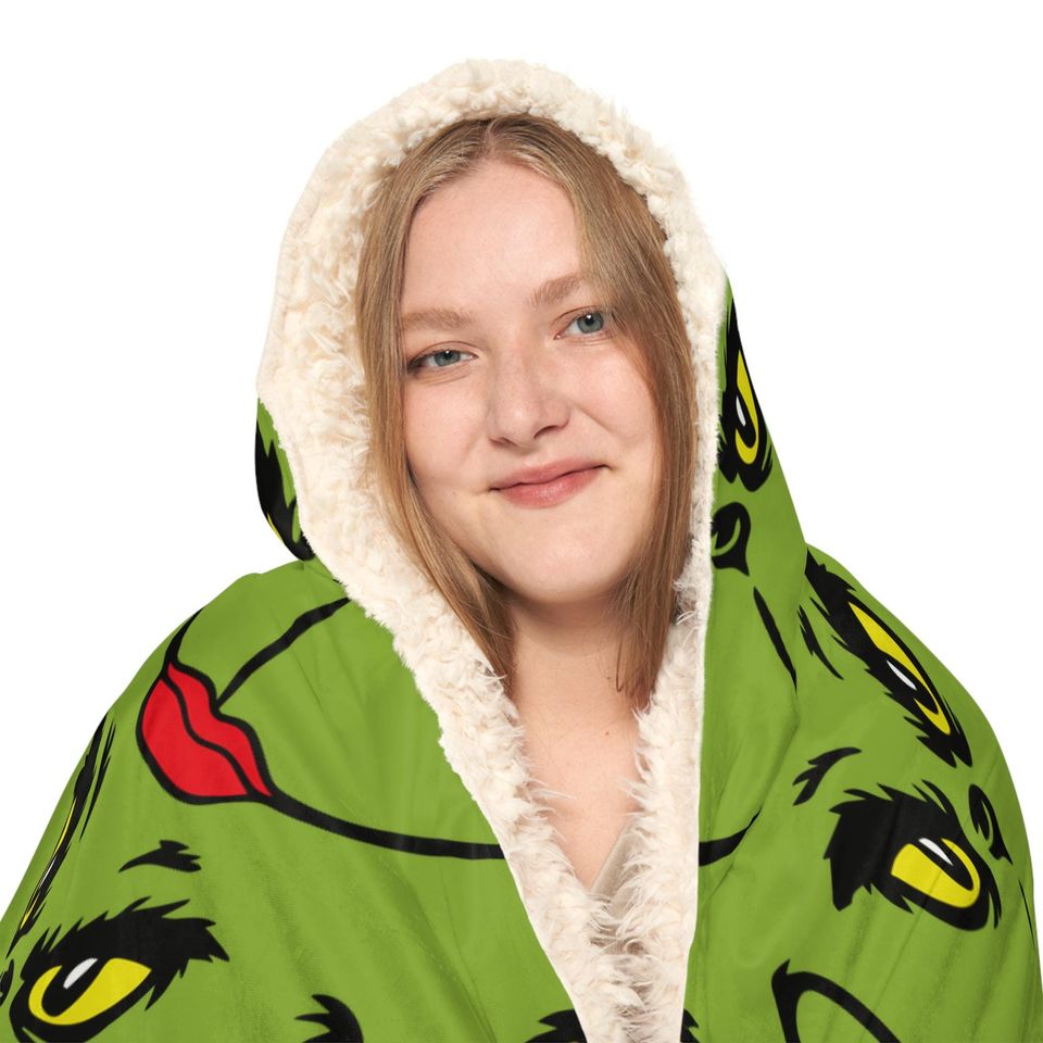 Funny character Hooded Blanket | Winter | Christmas Gift