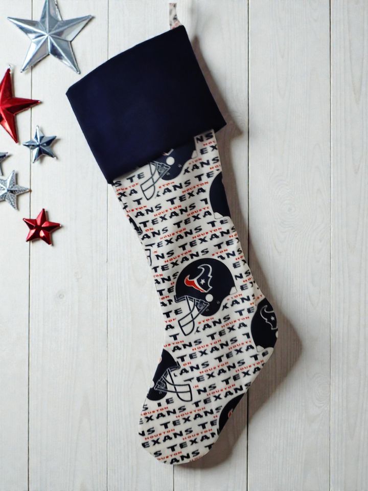 Texas Rangers Football Team Christmas Stocking