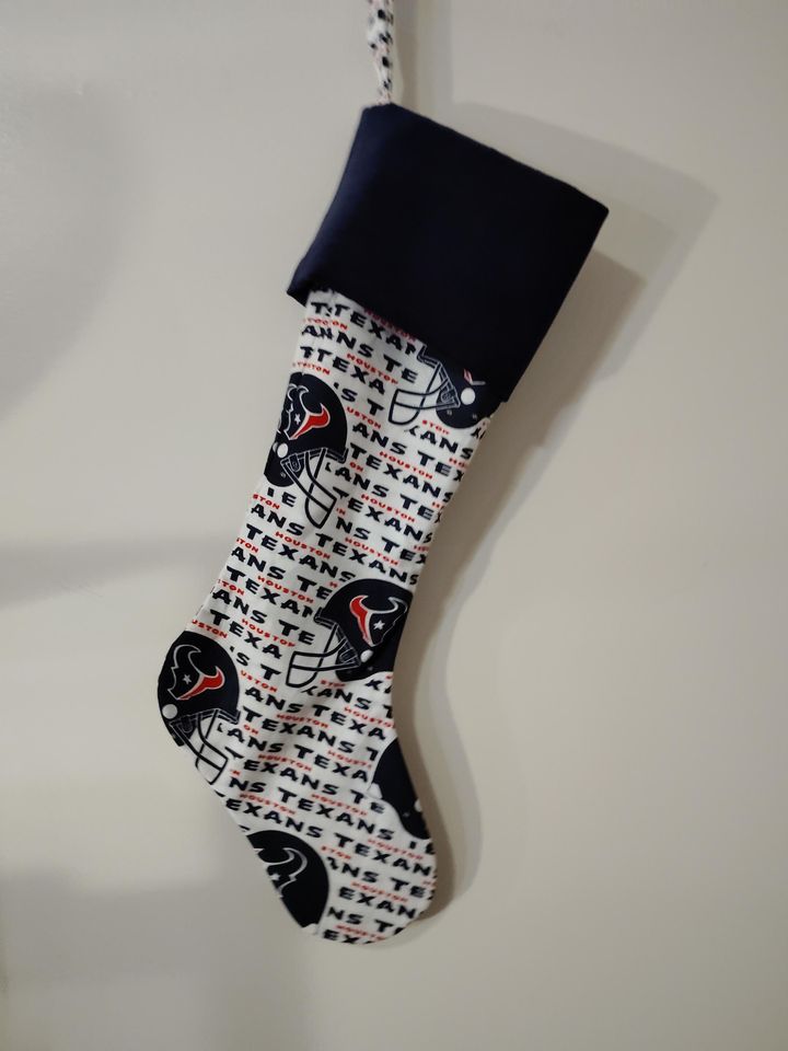 Texas Rangers Football Team Christmas Stocking