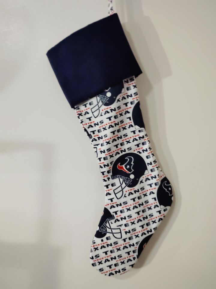 Texas Rangers Football Team Christmas Stocking