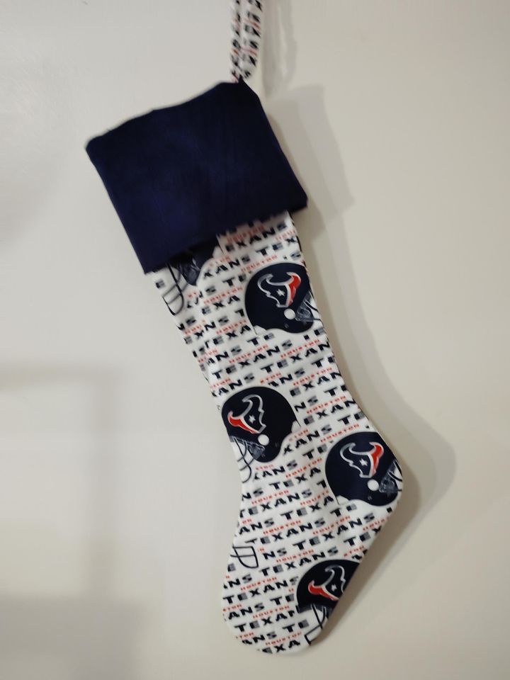 Texas Rangers Football Team Christmas Stocking