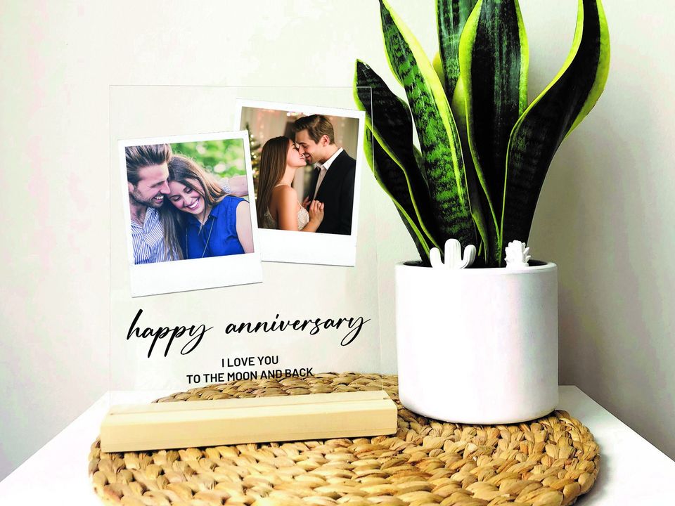 Acrylic Picture Frame With Quote - Custom Acrylic Photo Plaque for Best Friend Picture Frame Collage Custom Birthday Gift
