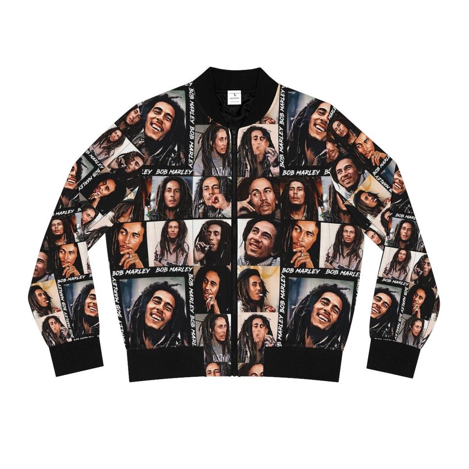 Men's Bob Marley Bomber Jacket