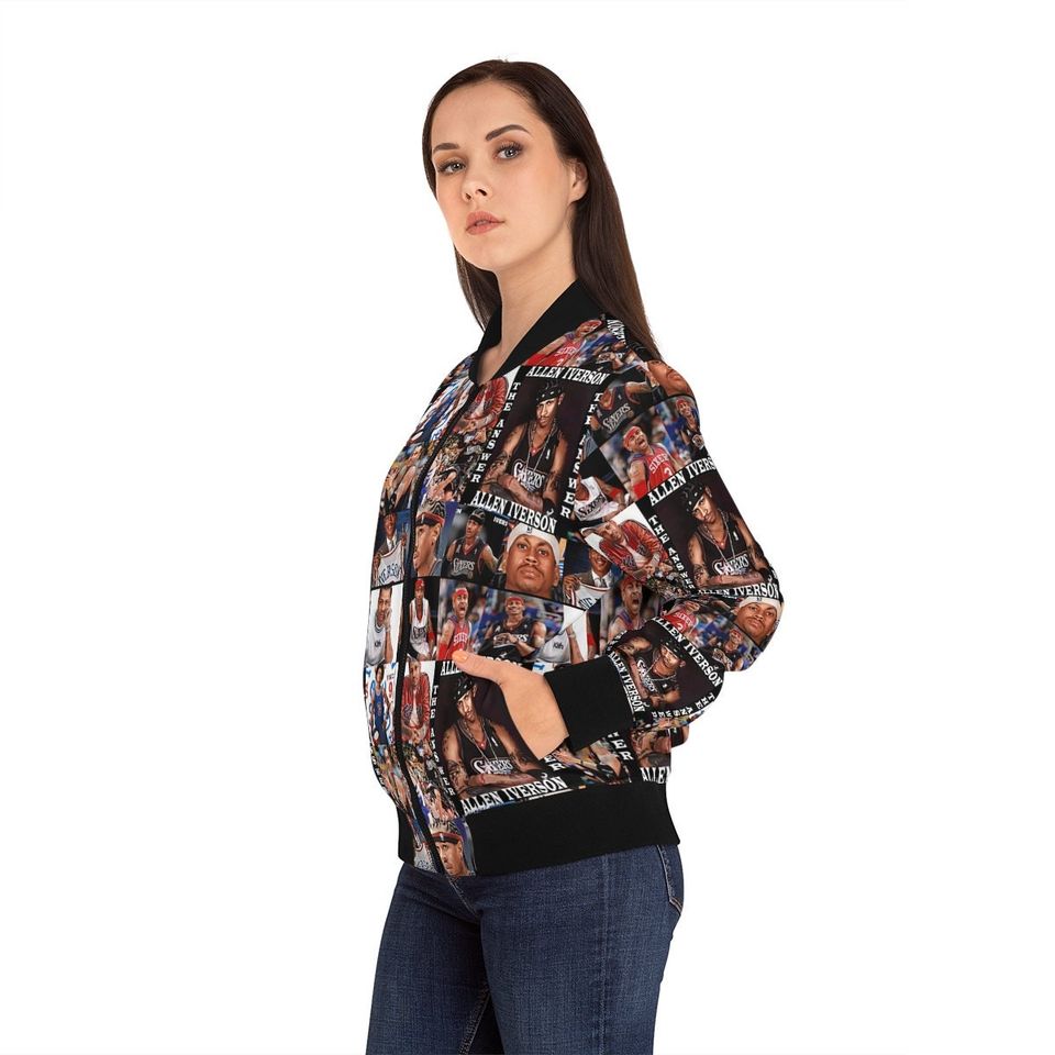 Men's Allen Iverson Bomber Jacket