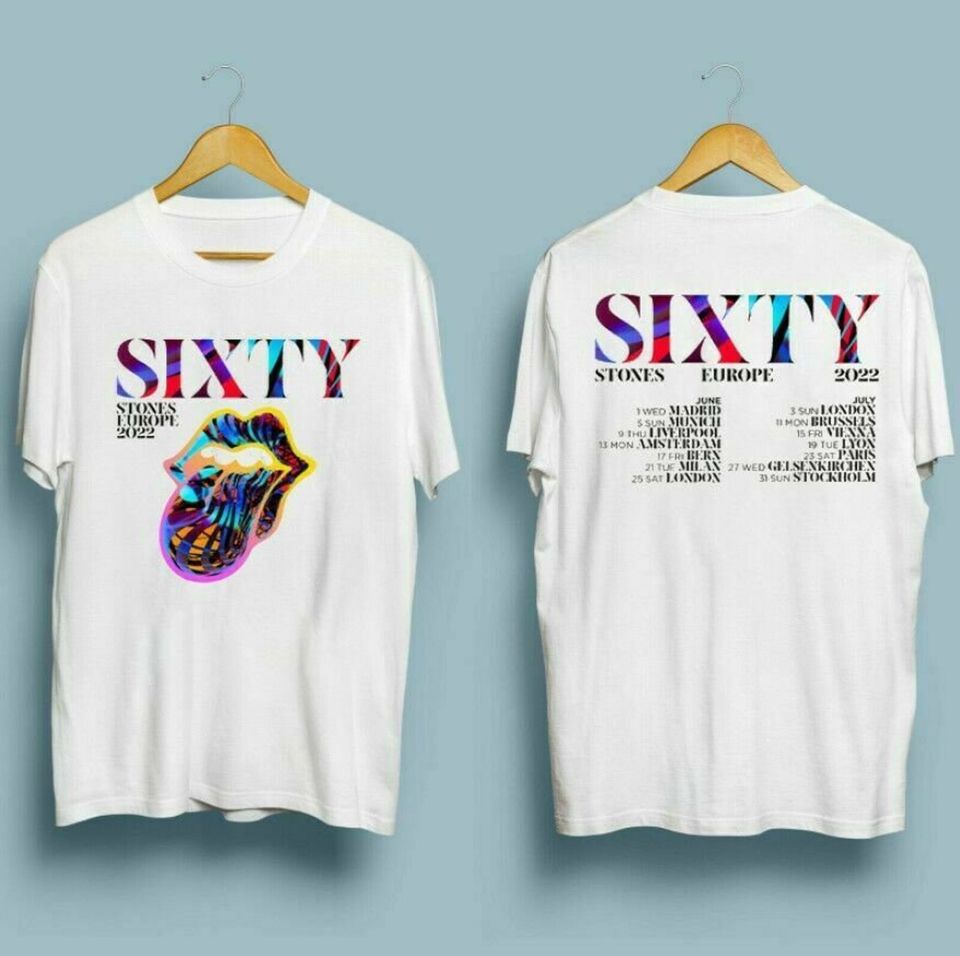 The Rolling Stones SIXTY Europe Tour 2022 T Shirt