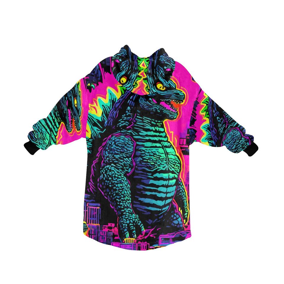 Blanket Hoodie god zilla Gojira Kaiju