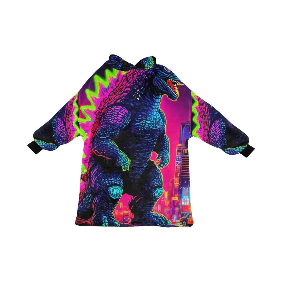 Blanket Hoodie god zilla Gojira Kaiju