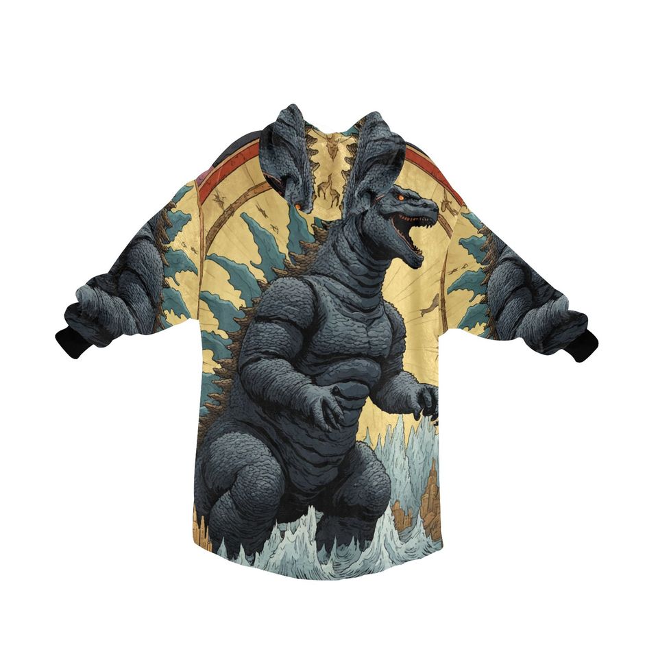 Blanket Hoodie god zilla Gojira Kaiju