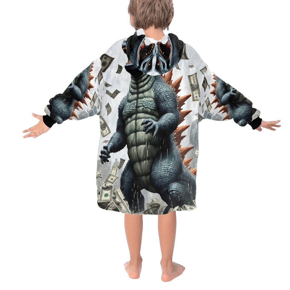 Blanket Hoodie god zilla Gojira Kaiju