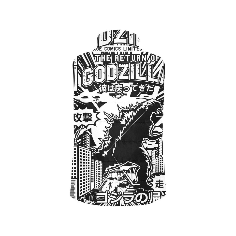 god zilla Gojira Kaiju Sleeveless Jacket