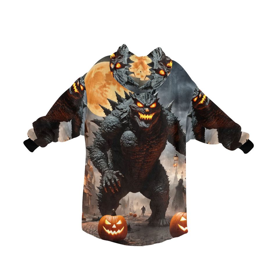 Blanket Hoodie god zilla Gojira Kaiju