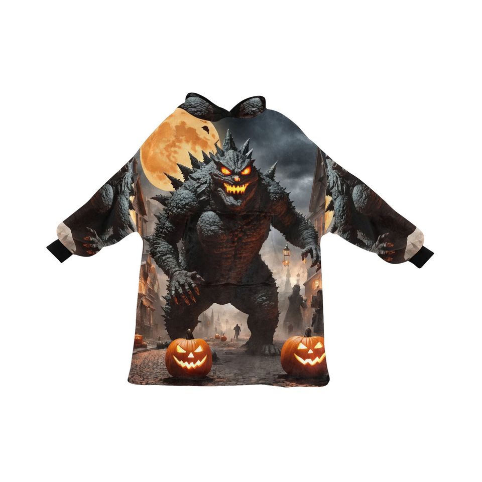 Blanket Hoodie god zilla Gojira Kaiju