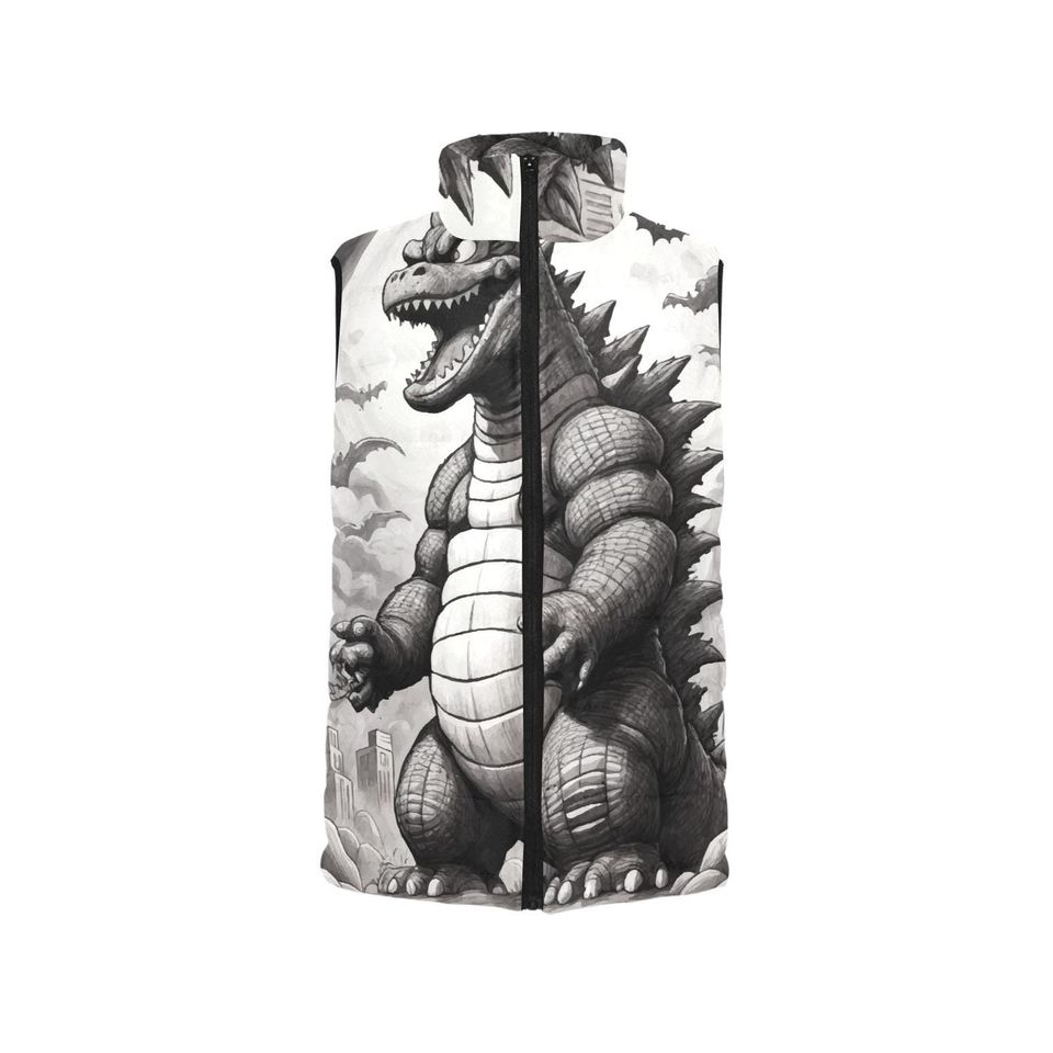god zilla Gojira Kaiju Sleeveless Jacket
