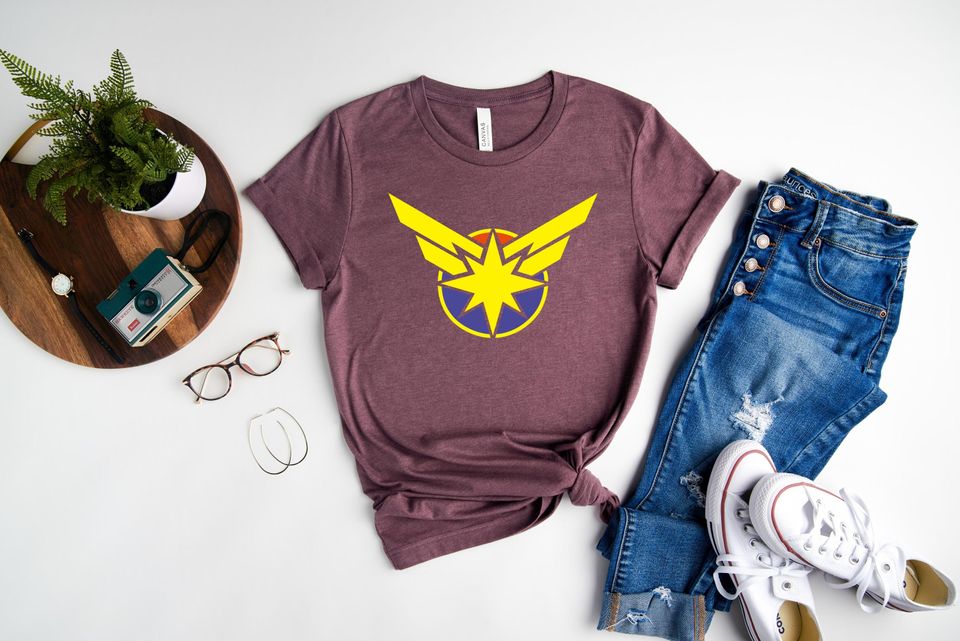 Captain Marvel Colorful Shirt
