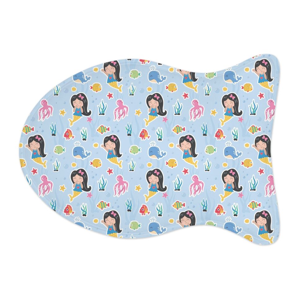 Cute Mermaids Pet Bowls Mats