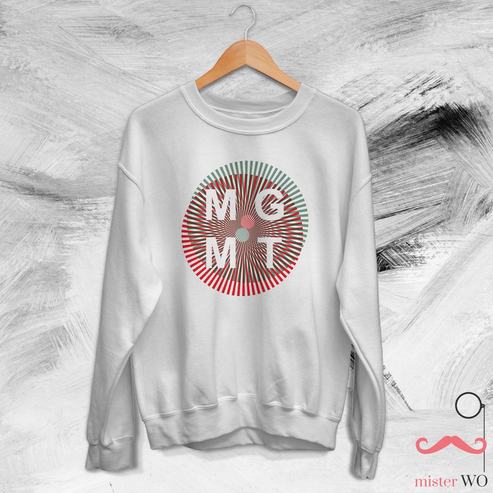 MGMT Tour Sweatshirt - MGMT Shirt, Classic Rock