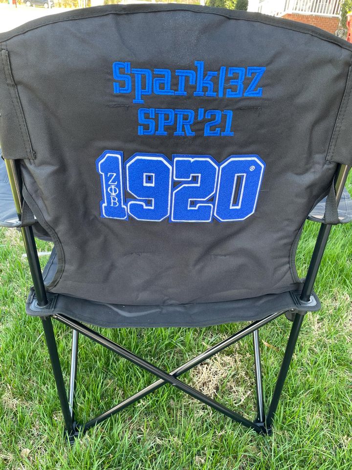 Sorority Custom chair, Greek chair, D9
