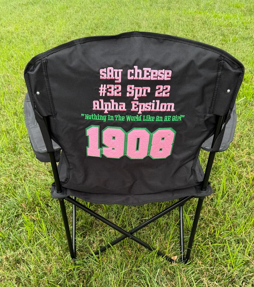 Sorority Custom chair, Greek chair, D9