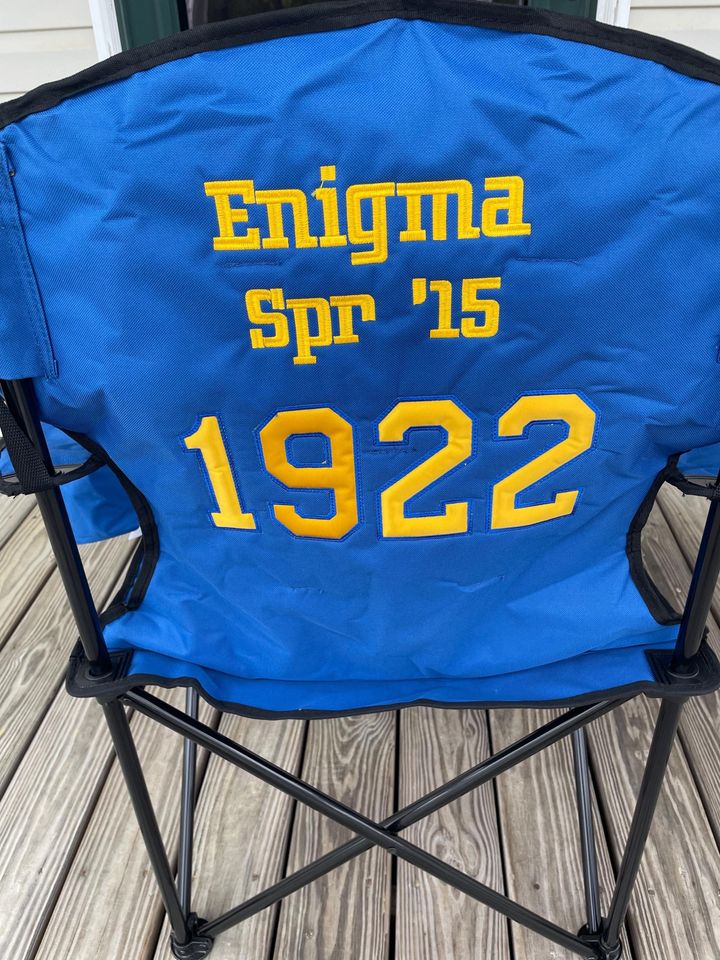 Sorority Custom chair, Greek chair, D9