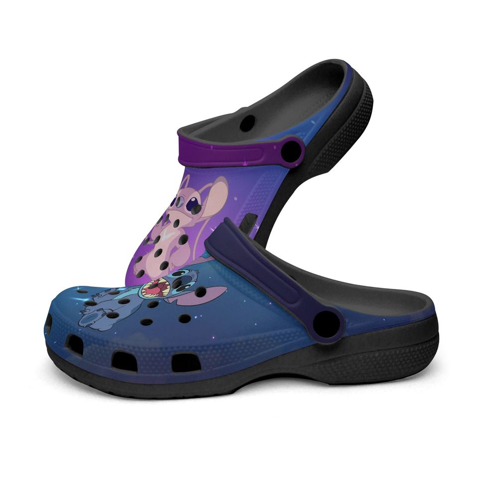 Stitch and Angel Clogs, Disney Clogs, Stitch Clogs, Angel Clogs